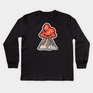 volcano Kids Long Sleeve T-Shirt